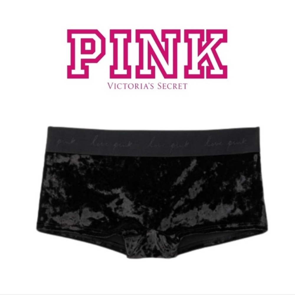 Victoria’s Secret PINK Velvet Shortie Short's!  Sz Med